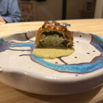 壱面 - ふぐホタテのあおさのパイ