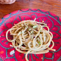 フィーコディンディア - ピスタチオのパスタ