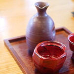 旬菜料理 栢の森 - 日本酒の器