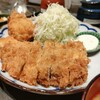 吉列屋 - ロースカツ定食¥1,540＋単品ほたて¥440