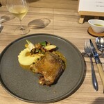 ルディック - 骨付き鴨モモ肉のコンフィ マスタードソース