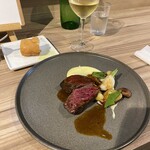 ルディック - エゾ鹿のロースト ポワヴラードソース