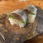 かもん亭 - バッテラ寿司です☆　2024-1023訪問