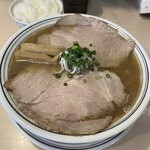 煮干しらぁめん 猫トラ亭 - 超煮干しラーメン（大盛＋肉1枚）
