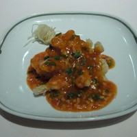 潮夢来 - 揚げハタのチリソースあんかけ