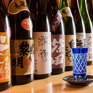 お寿司との相性抜群な日本酒や泡盛をラインナップ☆