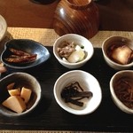 船山温泉 - 小鉢6点