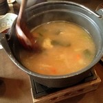 船山温泉 - 味噌汁