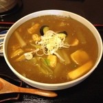 めん処円 - 野菜カレーうどん。超ボリューミィ