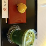 虎屋菓寮 - 栗鹿子と抹茶グラッセ