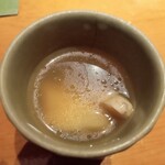 乙女寿司 - マハタと松茸の銀餡がけ