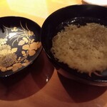 乙女寿司 - 能登もずくの味噌汁