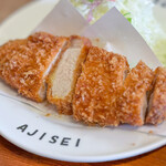八千代味清 - ２０２４年１０月再訪：ロースカツ定食 味噌タレ☆