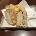れんこん - れんこんと海老のはさみ揚げ