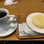 観音屋 ハーバーランド店 - デンマークチーズケーキセット