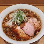 らぁめん鴇 - ニボブタブラック＋特トッピング