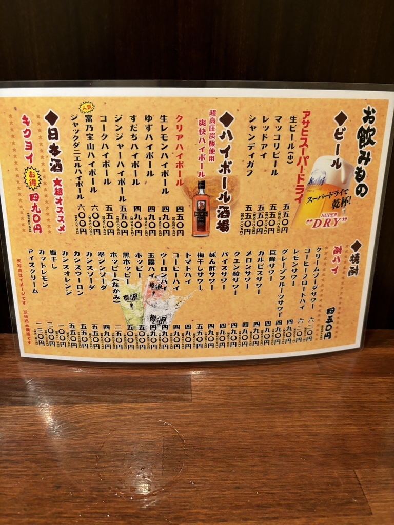 メニュー写真 : やきとりん モッツマン 新宿本店 - 西武新宿/居酒屋