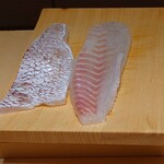 日本橋水天宮 七灯舎 - 鯛の捌き (5)