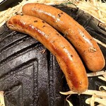 えびすジンギスカン 海月別邸 御羊邸 - ラムの生ソーセージ