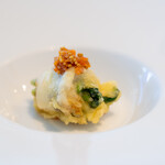 イルマーレ - 2024.9 カマスとクレソンのフリット オレンジとマスタードのソース