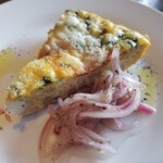 DragonSuplex - ベーコンポテトとルッコラのフリッタータ