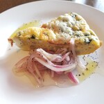 DragonSuplex - ベーコンポテトとルッコラのフリッタータ