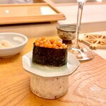 鮨おばな - 名物のイクラですね