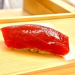 鮨おばな - 大間　釣り　赤身から鮪4貫