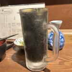 赤◯ - 黒レモンサワー