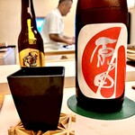 鮨おばな - お酒は山口、特別純米酒　原田から　スッキリだけど旨口