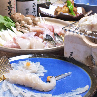 Enshu Sea Natural Tiger Fugu Dishes