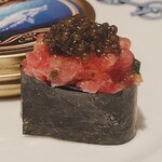 鮨 尚充 - ねぎとろキャビア軍艦