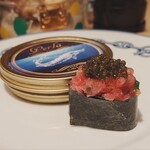 鮨 尚充 - ねぎとろキャビア軍艦