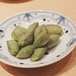 鮨 尚充 - 中盤に出てくる何気に美味い枝豆