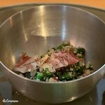 草のゆかり - 空雲ポークのパンチェッタと野菜のラープ