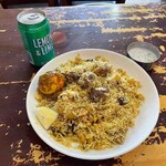 バングラデシュレストラン アハール - 料理写真:トゥデイスペシャル(ビーフビリヤニ、エッグブナ)