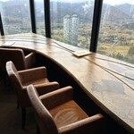 N43°シーフード ～鉄板焼きの店～ グリルドエイジ - 窓の外は絶景