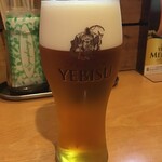 隠れ家 - ドリンク写真:エビスマイスター
