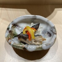 銀座 鮨 魯久 - 鯖の南蛮漬け