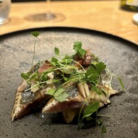 マンサルヴァ - 前菜　秋刀魚　秋茄子　リコッタチーズ