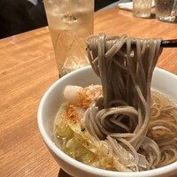羅豚 ギンザ・グラッセ - 豚しゃぶの出汁を使った締めの豚蕎麦！