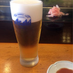 奴寿し - 生ビール