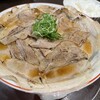 鶏番長 - 炙り肉そば　お肉が炙ってあり香ばしくてしつこくない