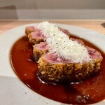 恵比寿馬くろう - ヒレ肉のレアカツ