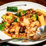 269450333 - 帆立とアスパラガスの炒め