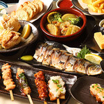無限大 焼き鳥＆居酒屋 - 料理写真:料理集合