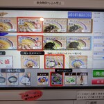 仙台中華そば 銘店嘉一 - 券売機