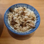 仙台中華そば 銘店嘉一 - Aセット（鶏飯）140円