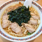 仙台中華そば 銘店嘉一 - 三陸わかめチャーシュー麺大盛1360円