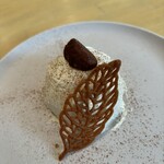 レストラン リッシュ - デザート　和栗のモンブラン